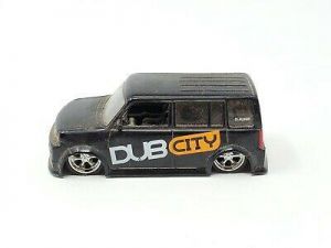 2004 Jada Toys Dub City Black Scion xB 1:64 Scale Diecast
