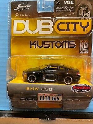 1/64 JADA DUB CITY KUSTOMS BMW 650i BLACK