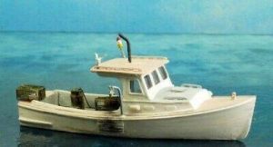 Sea Port Model Works H128-1 HO 34&#039; Working Lobster Boat Kit